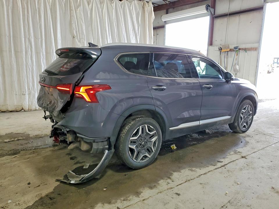 2022 Hyundai Santa fe VIN KM8S5DA10NU053320 COPART salvage auction — REAR END, Tx - Salvage Vehicle Title, sold $13,400 on 2026-07-13 (photo 3)