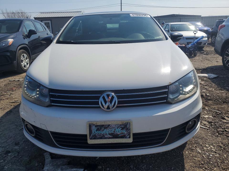 2013 Volkswagen Eos VIN WVWBW8AH9DV005751 COPART salvage auction — SIDE, IN - BILL OF SALE - PARTS ONLY, sold $800 on 2026-07-27 (photo 5)