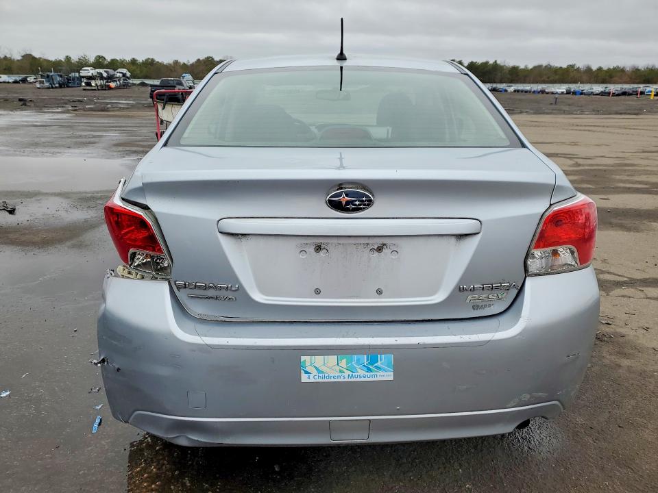 2012 Subaru Impreza VIN JF1GJAA61CG010963 COPART salvage auction — REAR END, Ny - Mv907A-Parts Only, sold $425 on 2026-07-08 (photo 6)