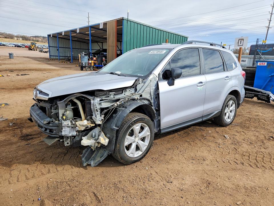2016 Subaru Forester VIN JF2SJABC5GH505337 COPART salvage auction — FRONT END, Id - Salvage Certificate Of Title, sold $2,050 on 2026-07-13 (photo 1)