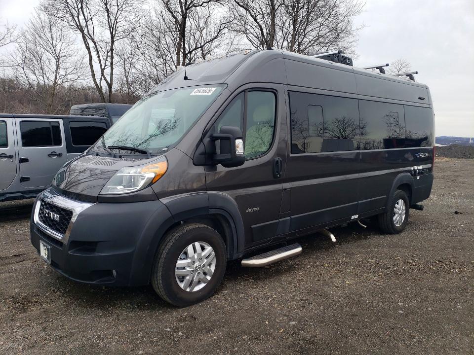 2021 Ram Promaster 3500 VIN 3C6MRVUGXME580695 COPART salvage auction — Burn, NJ - CERT OF TITLE-SALVAGE, sold $31,750 on 2026-06-23 (photo 1)