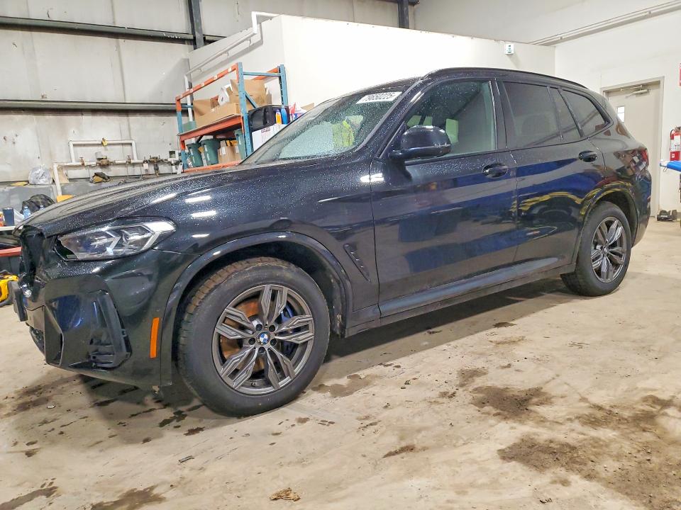 2023 BMW X3 VIN 5UX53DP05P9P70371 COPART salvage auction — FRONT END, On - Permit No Brand - Unfit, sold $26,250 on 2026-07-07 (photo 1)
