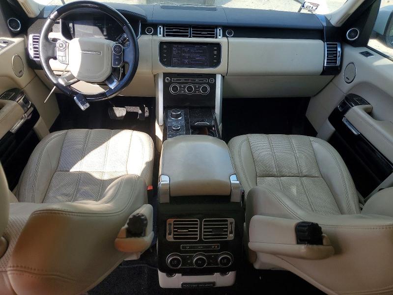2013 Land rover RANGE ROVER VIN SALGS2DF9DA100965 COPART salvage auction — REAR END, Sc - Cert Of Title-Salvage, sold $5,800 on 2026-07-08 (photo 8)