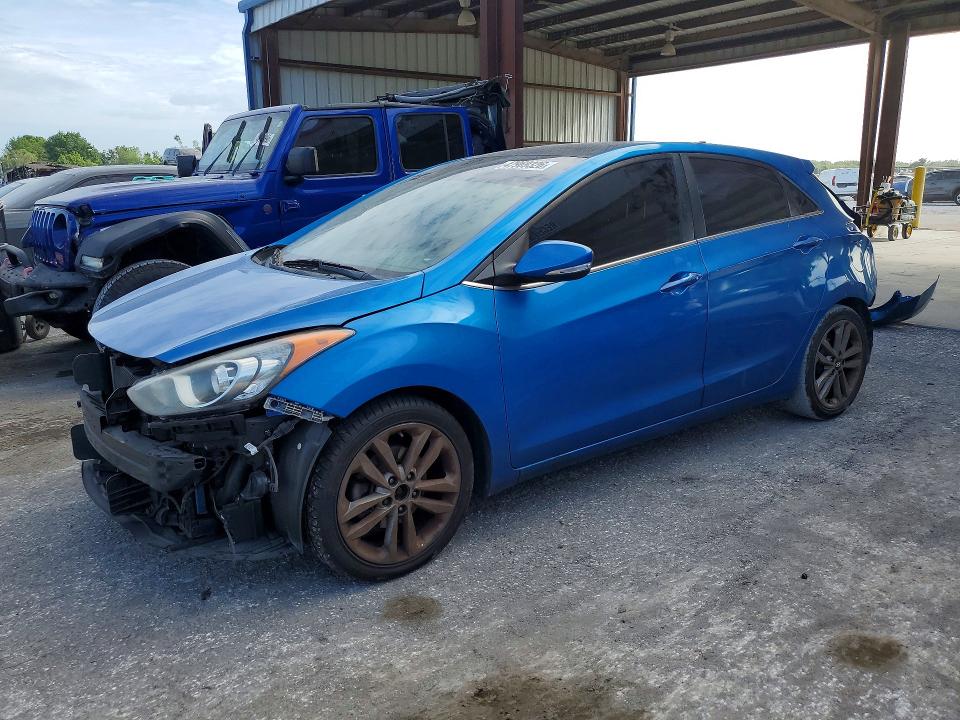 2017 Hyundai Elantra VIN KMHD35LH4HU355020 COPART salvage auction — REAR END, FL, sold $1,450 on 2026-07-17 (photo 1)