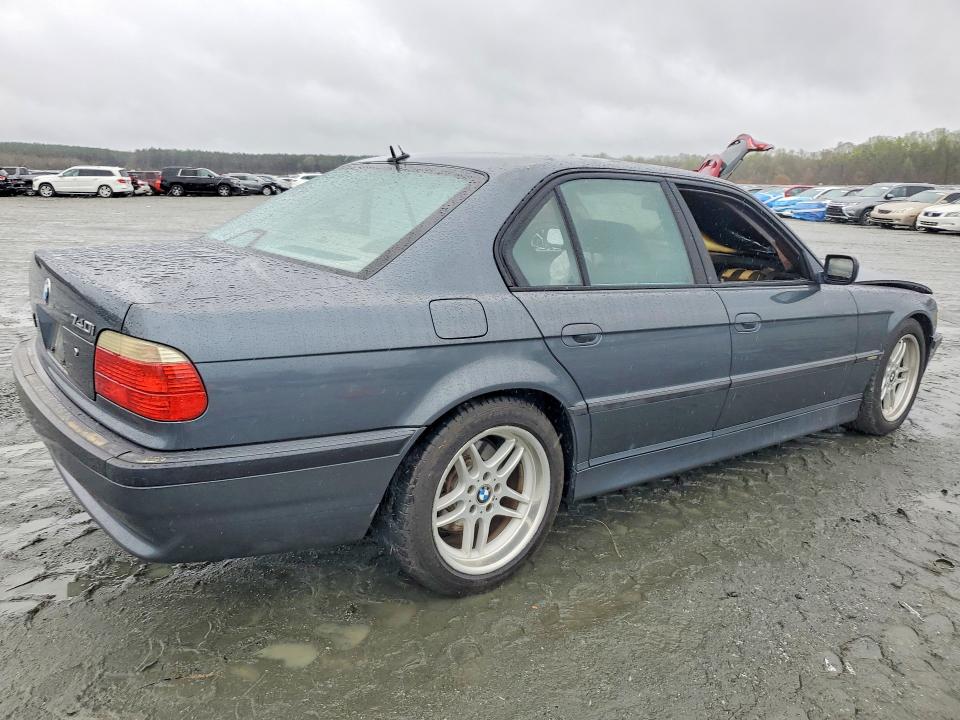 2001 BMW 7er VIN WBAGG83451DN89674 COPART salvage auction — BURN, Sc - Cert Of Title-Salvage Fire, sold $550 on 2026-07-06 (photo 3)