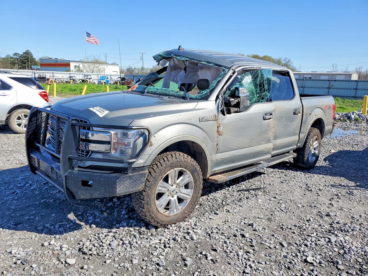 2020 Ford F-150 Lightning VIN 1FTEW1E56LKE70959 COPART salvage auction — All Over, AL - CERT OF TITLE-SALVAGE TITLE, sold $4,050 on 2026-07-09 (photo 1)