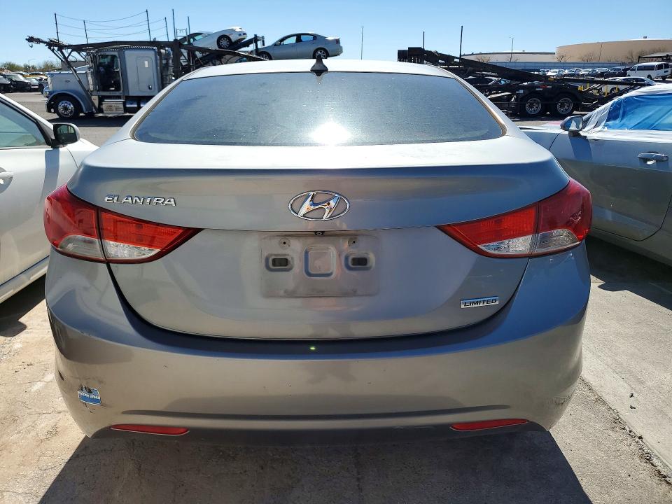 2012 Hyundai Elantra VIN KMHDH4AE5CU205513 COPART salvage auction — MINOR DENT/SCRATCHES, Nv - Certificate Of Title, sold $225 on 2026-07-29 (photo 6)