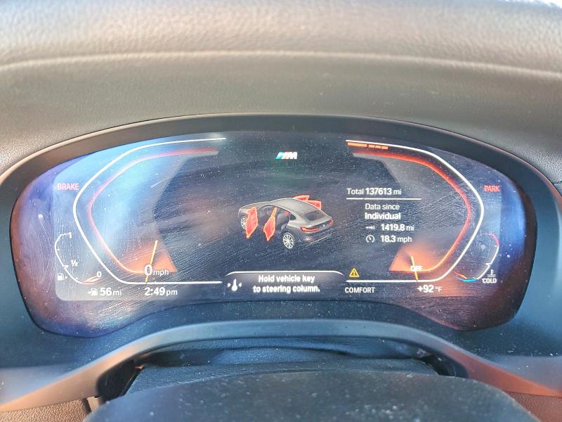 2020 BMW X4 VIN 5UX2V1C04L9C32453 COPART salvage auction — SIDE, Ca - Salvage Certificate, sold $10,600 on 2026-08-21 (photo 9)