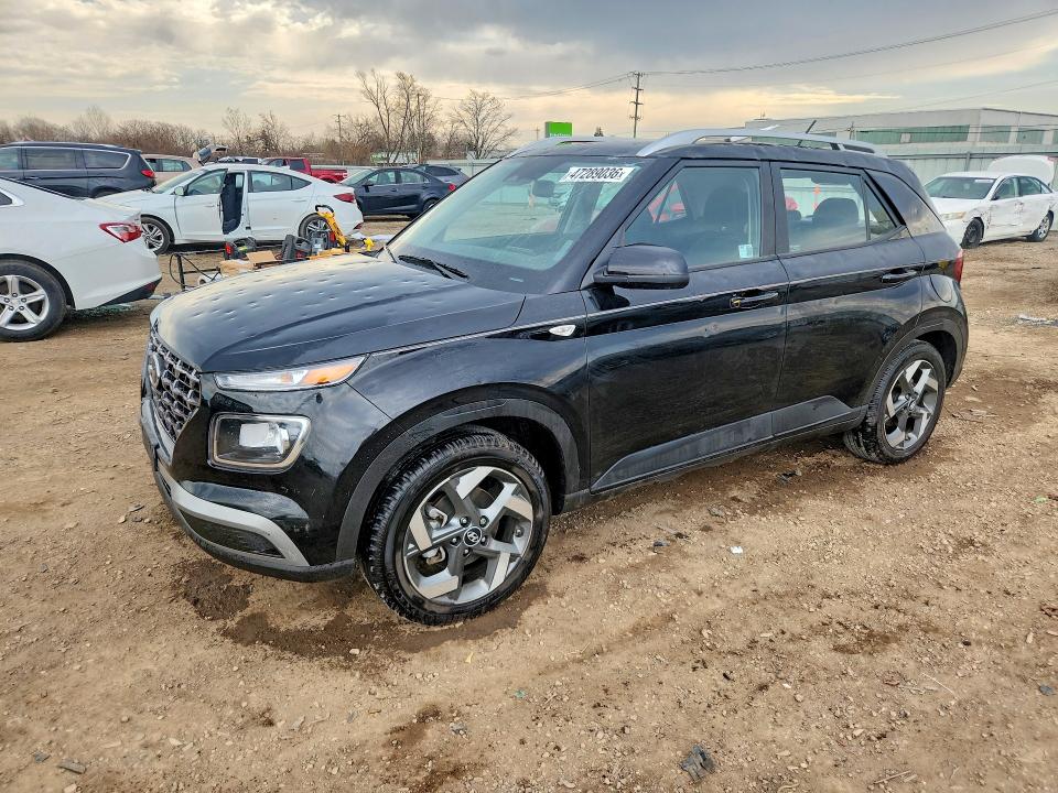 2024 Hyundai Venue VIN KMHRC8A3XRU330039 COPART salvage auction — HAIL, Il - Salvage Certificate, sold $6,000 on 2026-07-10 (photo 1)