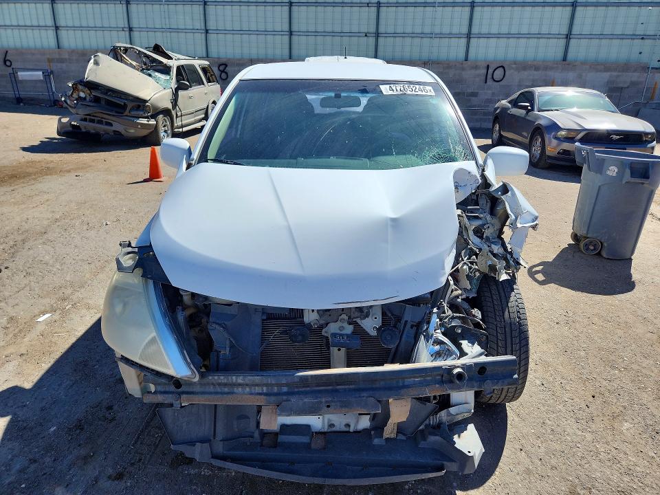 2007 Nissan Versa VIN 3N1BC13E27L385378 COPART salvage auction — FRONT END, Nm - Cert Of Title-Salvage, sold $250 on 2026-07-06 (photo 5)