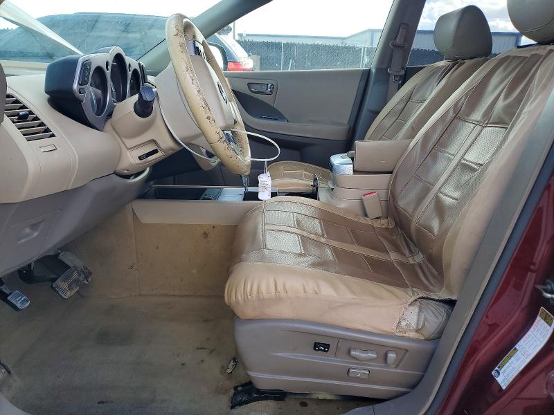 2006 Nissan Murano VIN JN8AZ08T86W415697 COPART salvage auction — SIDE, FL - CERT OF TITLE SLVG REBUILDABLE, sold $425 on 2026-07-02 (photo 7)
