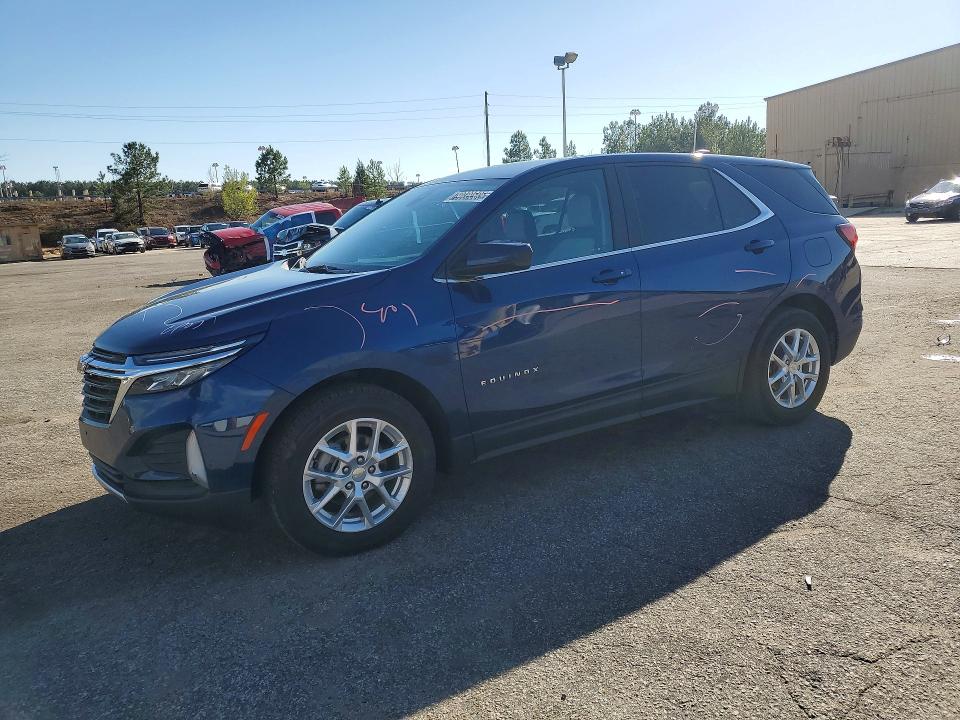 2022 Chevrolet Equinox VIN 2GNAXKEVXN6107126 COPART salvage auction — REAR END, SC - CERT OF TITLE-SALVAGE, sold $3,050 on 2026-07-09 (photo 1)
