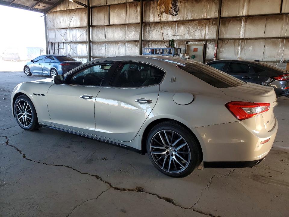 2015 Maserati Ghibli VIN ZAM57RTA6F1154222 COPART salvage auction — MINOR DENT/SCRATCHES, Salvage Title, sold $1,950 on 2026-08-10 (photo 2)