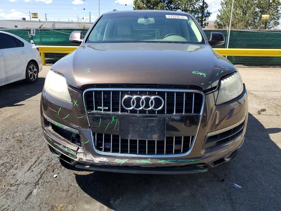 2014 Audi Q7 VIN WA1LGAFE4ED014169 COPART salvage auction — FRONT END, Co - Salvage Title, sold $4,150 on 2026-07-16 (photo 5)