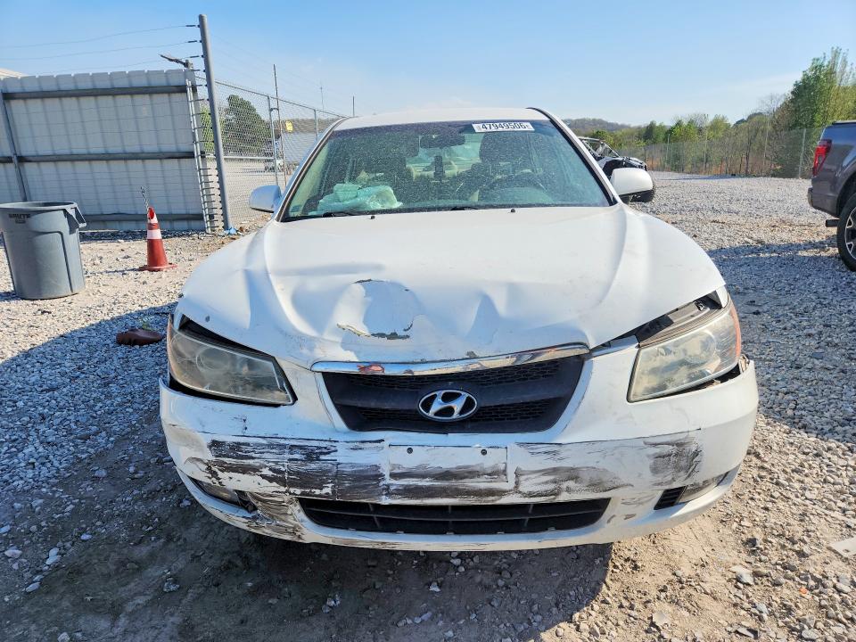 2007 Hyundai Sonata VIN 5NPEU46F57H169523 COPART salvage auction — FRONT END, AR - CERT OF TITLE-SALVAGE, sold $725 on 2026-07-08 (photo 5)