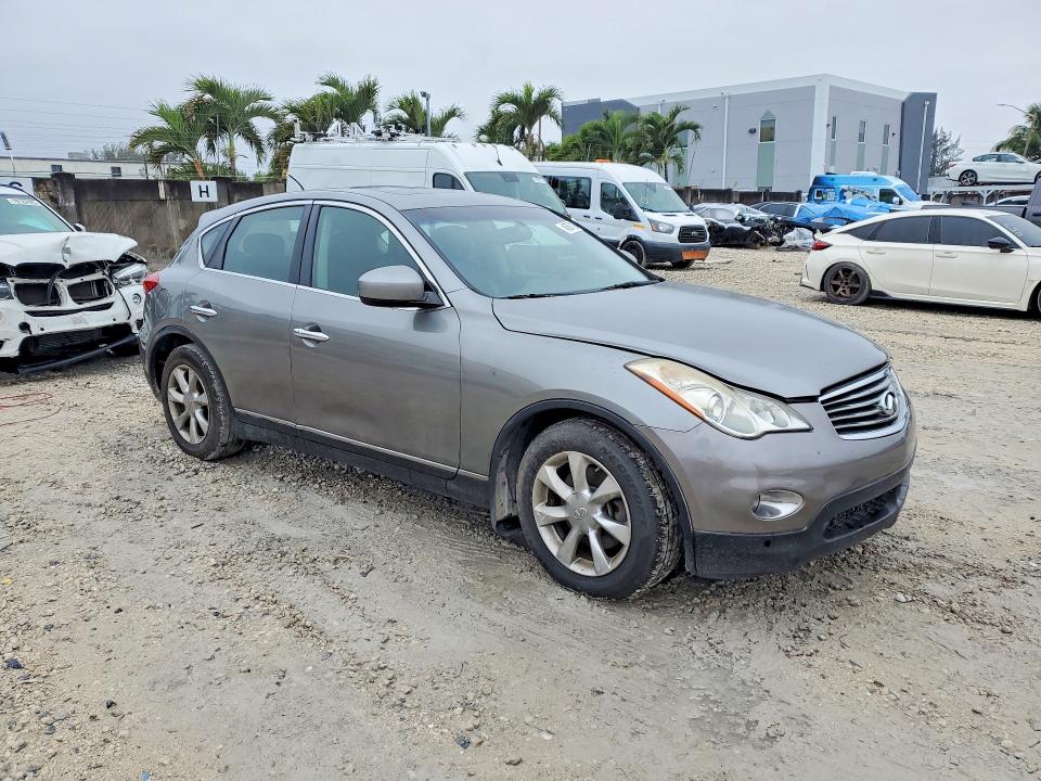 2008 Infiniti Ex35 VIN JNKAJ09F58M357072 COPART salvage auction — MINOR DENT/SCRATCHES, FL - CERTIFICATE OF TITLE (P), sold $275 on 2026-07-17 (photo 4)