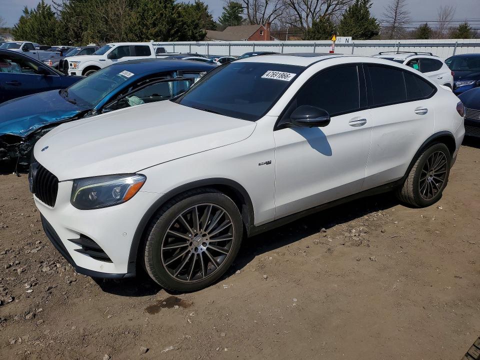 2018 Mercedes-benz Glc VIN WDC0J6EB2JF447559 COPART salvage auction — FRONT END, Md - Cert Of Salvage > 75% Damage, sold $5,200 on 2026-08-10 (photo 1)
