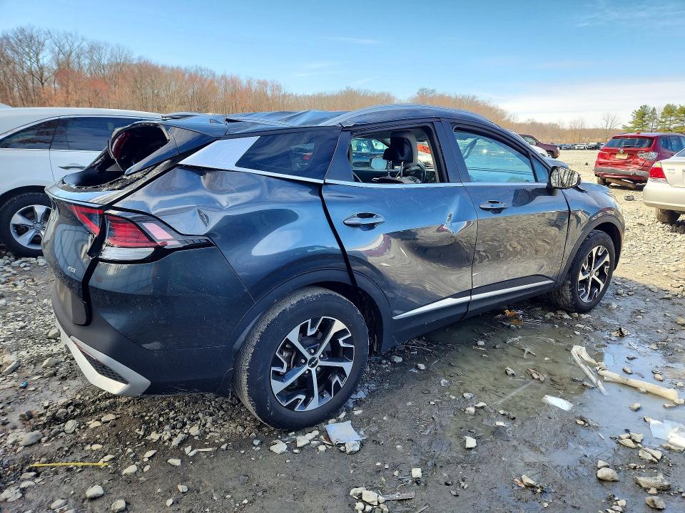 2024 Kia Sportage VIN 5XYK3CDF7RG147004 COPART salvage auction — ROOF, Id - Salvage Certificate Of Title, sold $4,050 on 2026-07-22 (photo 3)