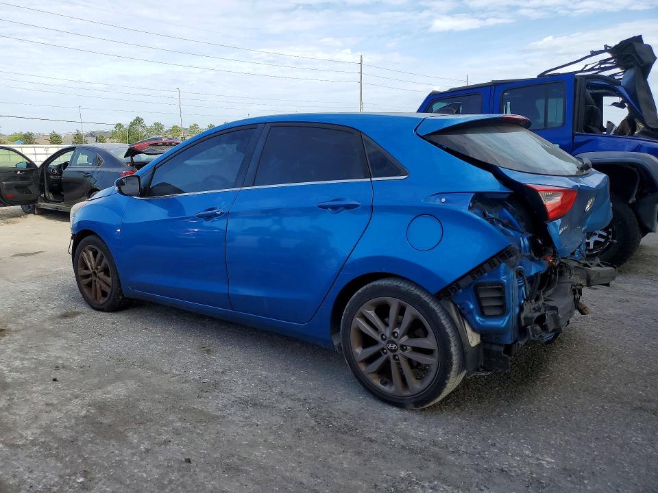 2017 Hyundai Elantra VIN KMHD35LH4HU355020 COPART salvage auction — REAR END, FL, sold $1,450 on 2026-07-17 (photo 2)