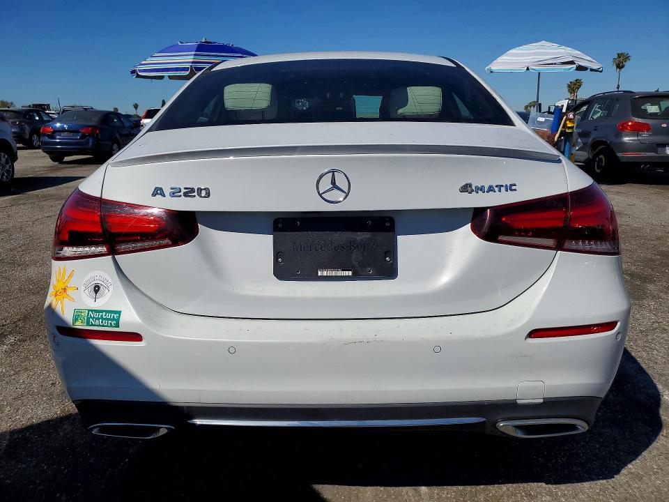 2019 Mercedes-benz A-klasse VIN WDD3G4FBXKW031786 COPART salvage auction — FRONT END, Ca - Salvage Certificate, sold $6,900 on 2026-08-18 (photo 6)