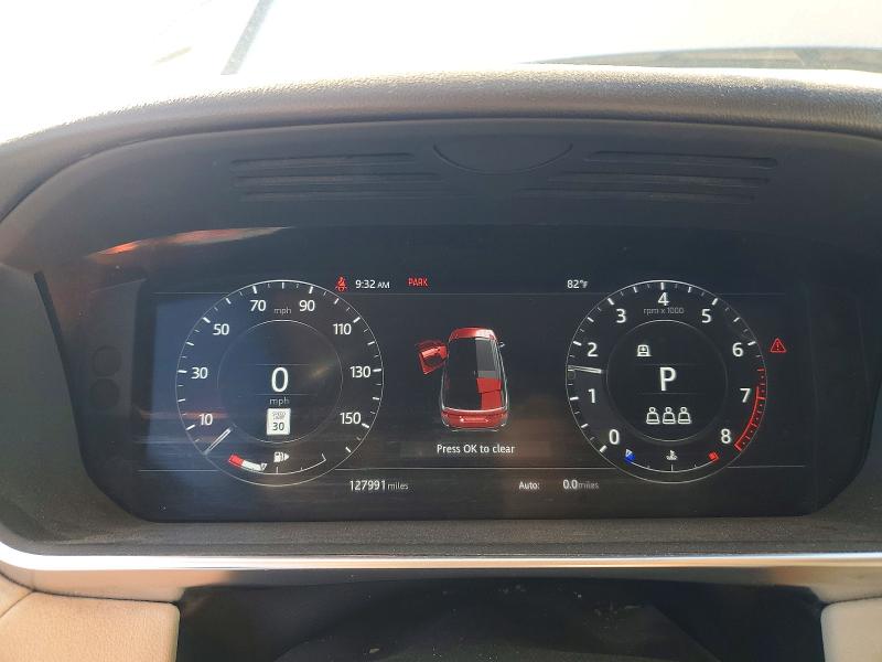 2019 Land rover Range rover sport VIN SALWR2RV3KA426698 COPART salvage auction — MINOR DENT/SCRATCHES, Ca - Dis/Dlr/Exp Only Clean Title, sold $4,100 on 2026-09-01 (photo 9)