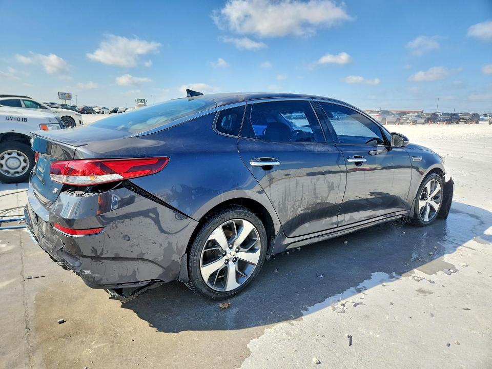 2019 Kia Optima VIN 5XXGT4L37KG295103 COPART salvage auction — FRONT END, TX - CERTIFICATE OF TITLE, sold $275 on 2026-07-21 (photo 3)