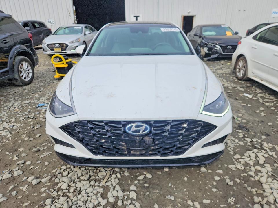 2021 Hyundai Sonata VIN 5NPEF4JA0MH105133 COPART salvage auction — REAR END, Md - Cert Of Salvage > 75% Damage, sold $4,000 on 2026-07-04 (photo 5)