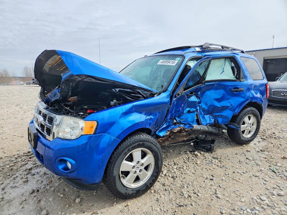 2011 Ford Escape VIN 1FMCU0D73BKB37543 COPART salvage auction — SIDE, MI - SCRAP CERTIFICATE OF TITLE, sold $250 on 2026-07-02 (photo 1)