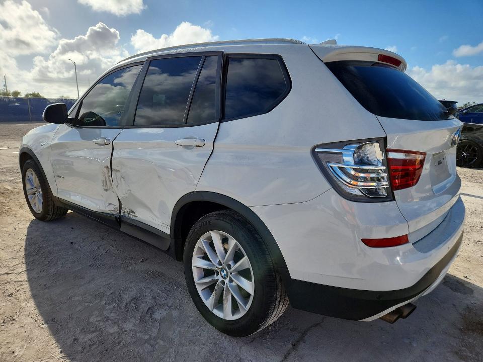 2017 BMW X3 VIN 5UXWZ7C34H0V92706 COPART salvage auction — SIDE, Fl - Cert Of Title Slvg Rebuildable, sold $1,600 on 2026-07-27 (photo 2)