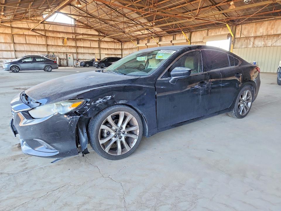 2014 Mazda 6 VIN JM1GJ1W61E1128892 COPART salvage auction — FRONT END, AZ - CERT OF TITLE - SALVAGE, sold $1,600 on 2026-07-27 (photo 1)