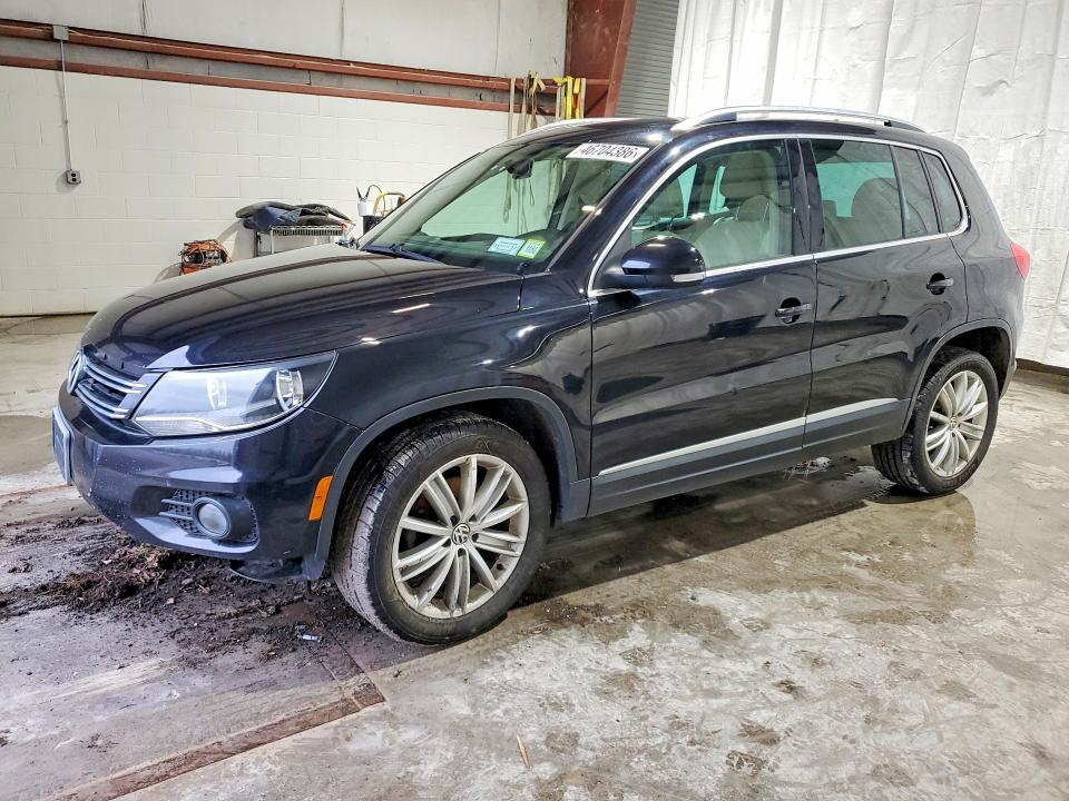 2012 Volkswagen Tiguan VIN WVGBV7AX4CW598086 COPART salvage auction — FRONT END, Ny - Mv907A-Parts Only, sold $650 on 2026-07-13 (photo 1)
