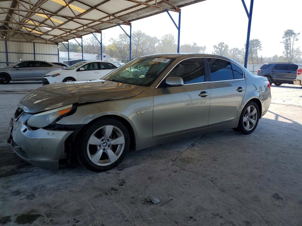 2005 BMW 5 series VIN WBANA73525B816879 COPART salvage auction — FRONT END, GA - BILL OF SALE - PARTS ONLY, sold $225 on 2026-07-23 (photo 1)