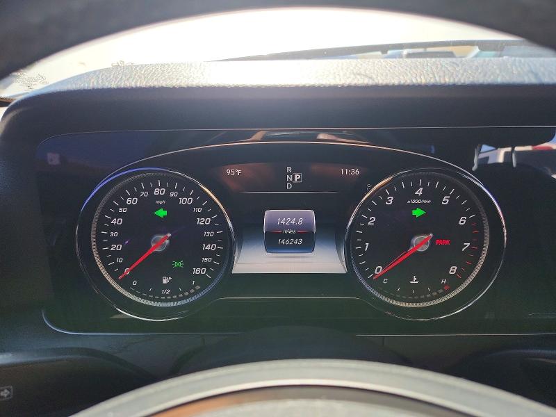 2017 Mercedes-benz E-klasse VIN WDDZF4JB6HA038230 COPART salvage auction — FRONT END, Nv - Certificate Of Title (P), sold $7,500 on 2026-07-20 (photo 9)