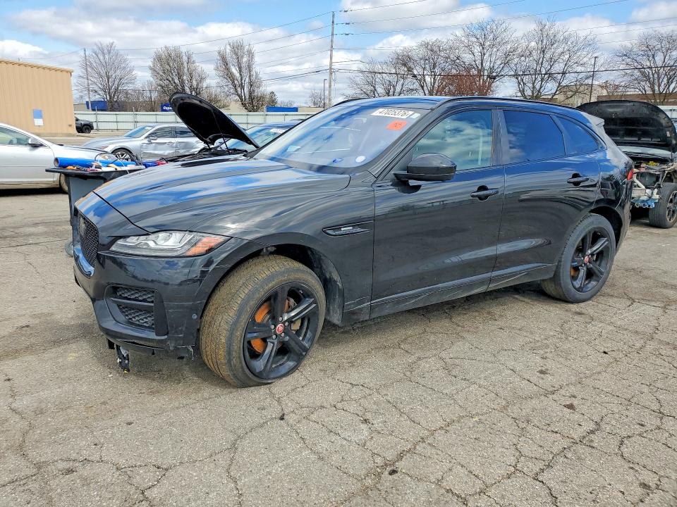 2018 Jaguar F-pace VIN SADCL2FX4JA254024 COPART salvage auction — UNDERCARRIAGE, OH - CERT OF TITLE-SALVAGE, sold $4,600 on 2026-07-22 (photo 1)