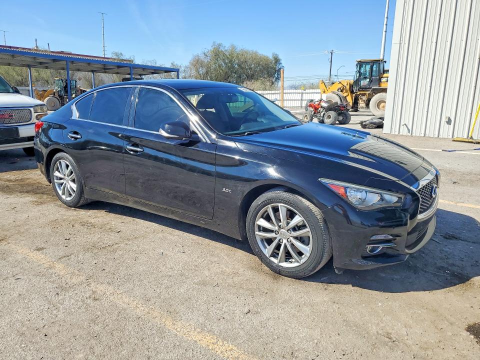 2017 Infiniti Q50 VIN JN1EV7AP6HM736959 COPART salvage auction — VANDALISM, Nv - Certificate Of Title, sold $1,200 on 2026-07-30 (photo 4)