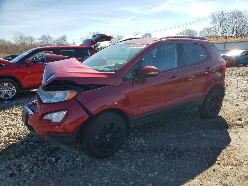 2020 Ford Ecosport VIN MAJ6S3GL1LC346752 COPART salvage auction — FRONT END, Il - Salvage Certificate, sold $675 on 2026-07-06 (photo 1)