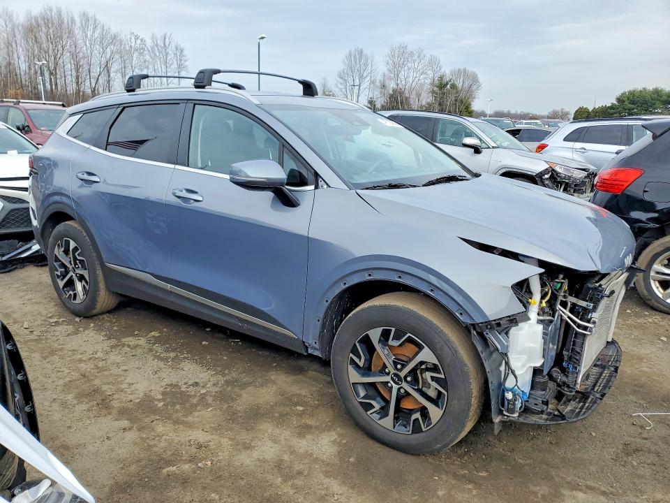 2024 Kia Sportage VIN 5XYK3CDF7RG159024 COPART salvage auction — FRONT END, Ct - Cert Of Title-Salvage, sold $8,300 on 2026-08-24 (photo 4)