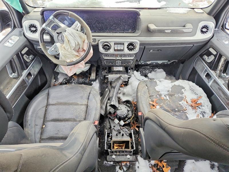 2023 Mercedes-benz G-class VIN W1NYC7HJ8PX476104 COPART salvage auction — FRONT END, MA - CERT OF TITLE-SALVAGE, sold $61,000 on 2026-07-16 (photo 8)
