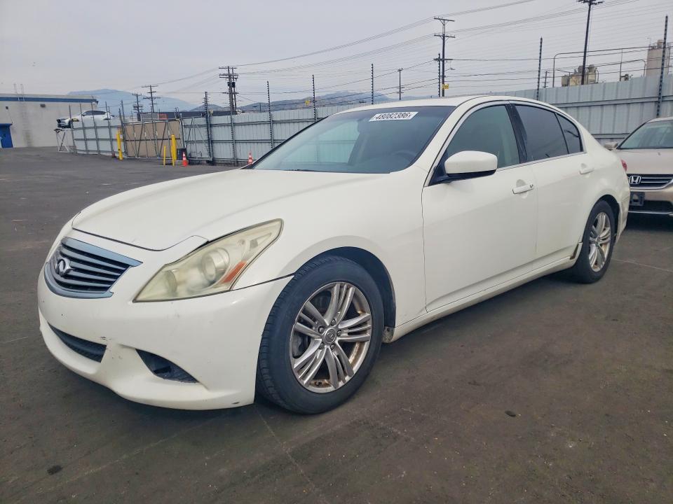 2011 Infiniti G37 VIN JN1CV6AP4BM304105 COPART salvage auction — MINOR DENT/SCRATCHES, CA - SALVAGE CERTIFICATE, sold $775 on 2026-07-13 (photo 1)