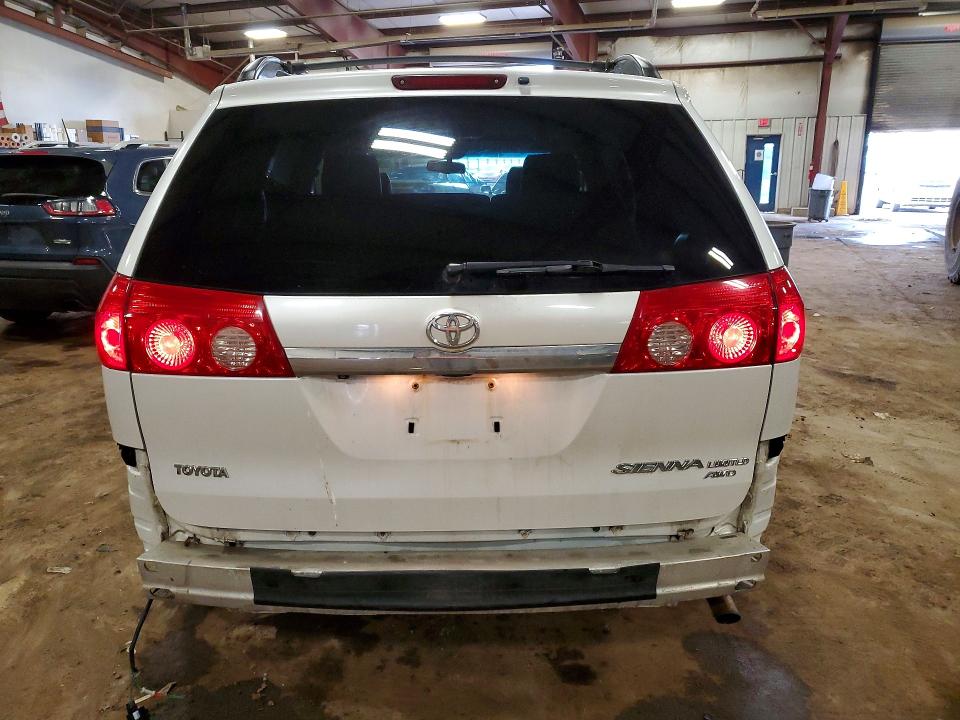 2008 Toyota Sienna VIN 5TDBK22C98S016051 COPART salvage auction — REAR END, Mi - Certificate Of Title, sold $1,000 on 2026-07-24 (photo 6)