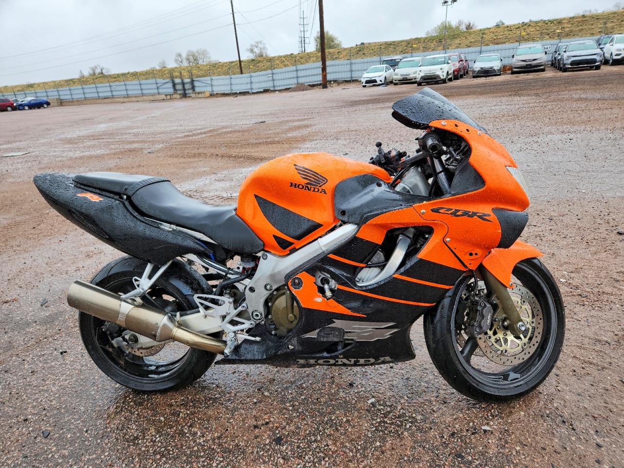 2000 Hond Cbr600 F4 VIN JH2PC3506YM104570 — COPART salvage auction photo