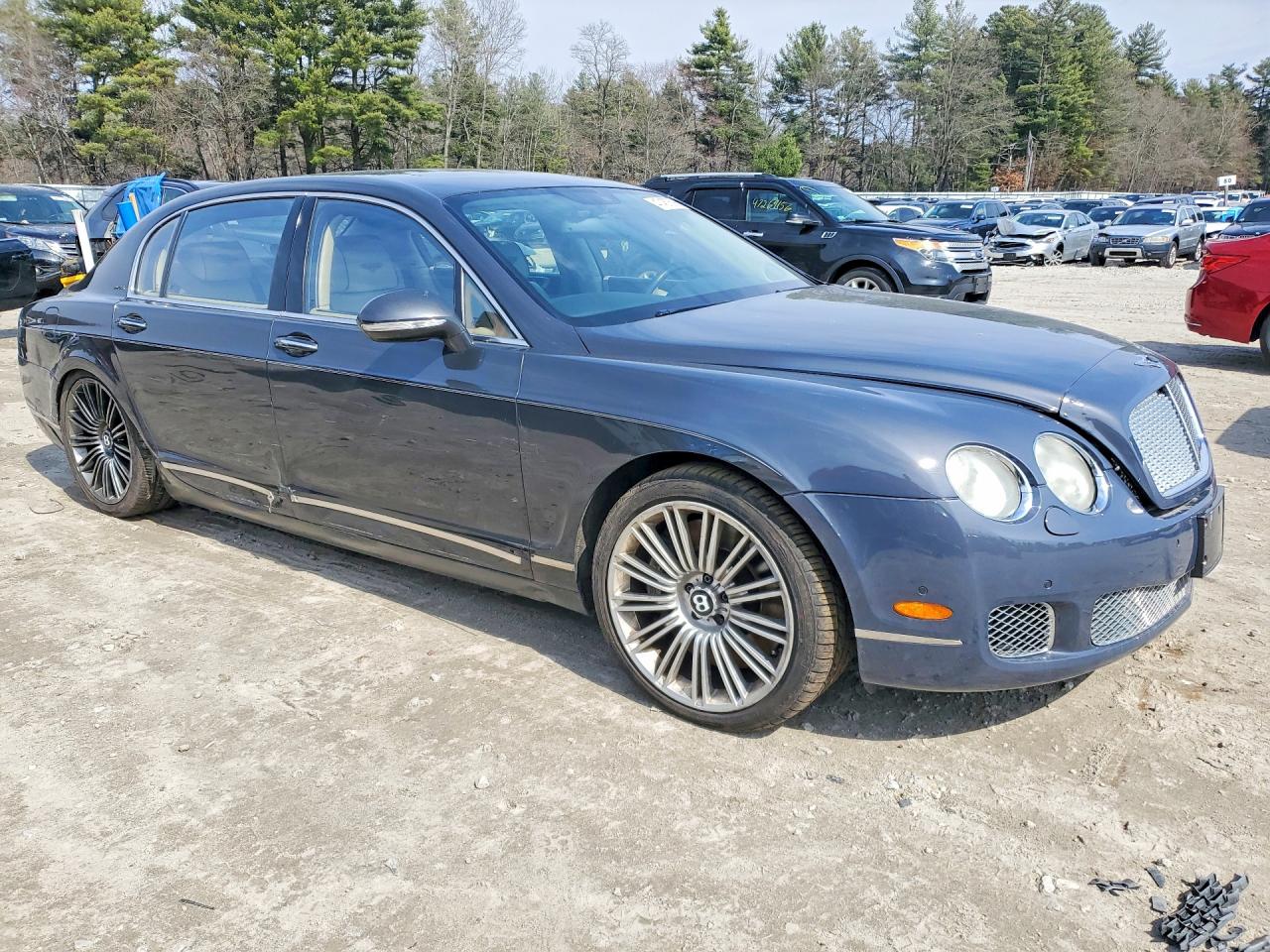 2013 Bentley Continental VIN SCBBP9ZA4DC081659 COPART salvage auction — Side, MA - CERT OF TITLE-RECONSTRCTD COLL, sold $13,300 on 2026-05-29 (photo 4)