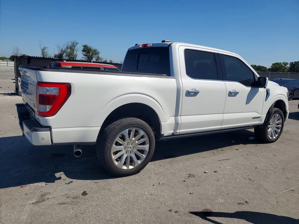2021 Ford F-150 Lightning VIN 1FTFW1ED9MFB46636 COPART salvage auction — Burn Engine, FL - CERT OF TITLE SLVG REBUILDABLE, sold $19,100 on 2026-04-28 (photo 3)