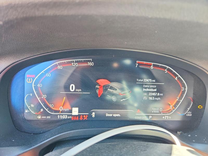 2024 BMW X4 VIN 5UX33DT07R9V93371 COPART salvage auction — FRONT END, Ar - Certificate Of Title, sold $18,500 on 2026-07-20 (photo 9)