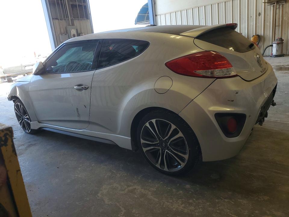 2016 Hyundai Veloster VIN KMHTC6AE9GU300314 COPART salvage auction — FRONT END, Tx - Certificate Of Title, sold $3,000 on 2026-07-06 (photo 2)