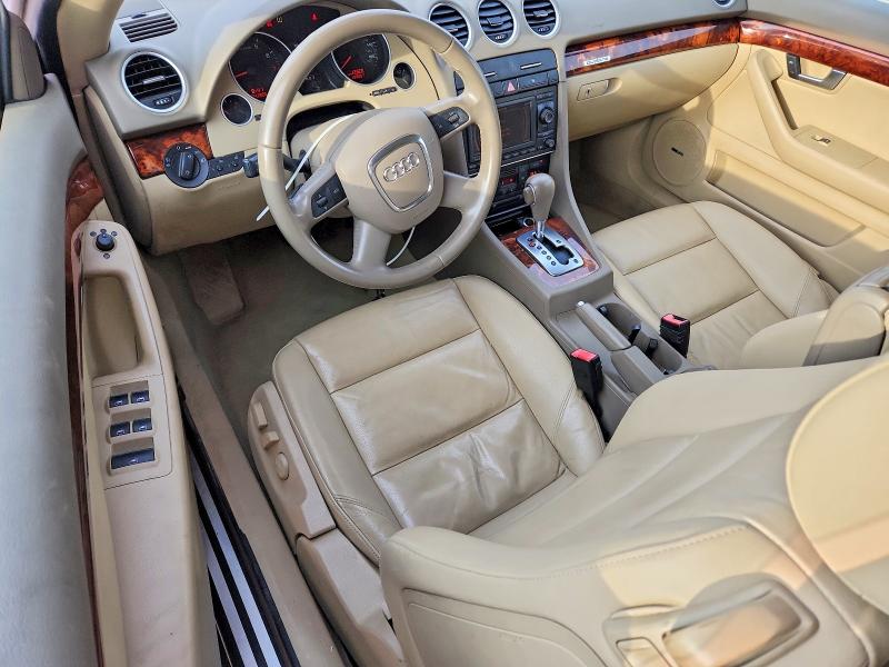 2009 Audi A4 VIN WAUDF48H19K008933 COPART salvage auction — FRONT END, SC - CERT OF TITLE-SALVAGE, sold $975 on 2026-07-06 (photo 8)