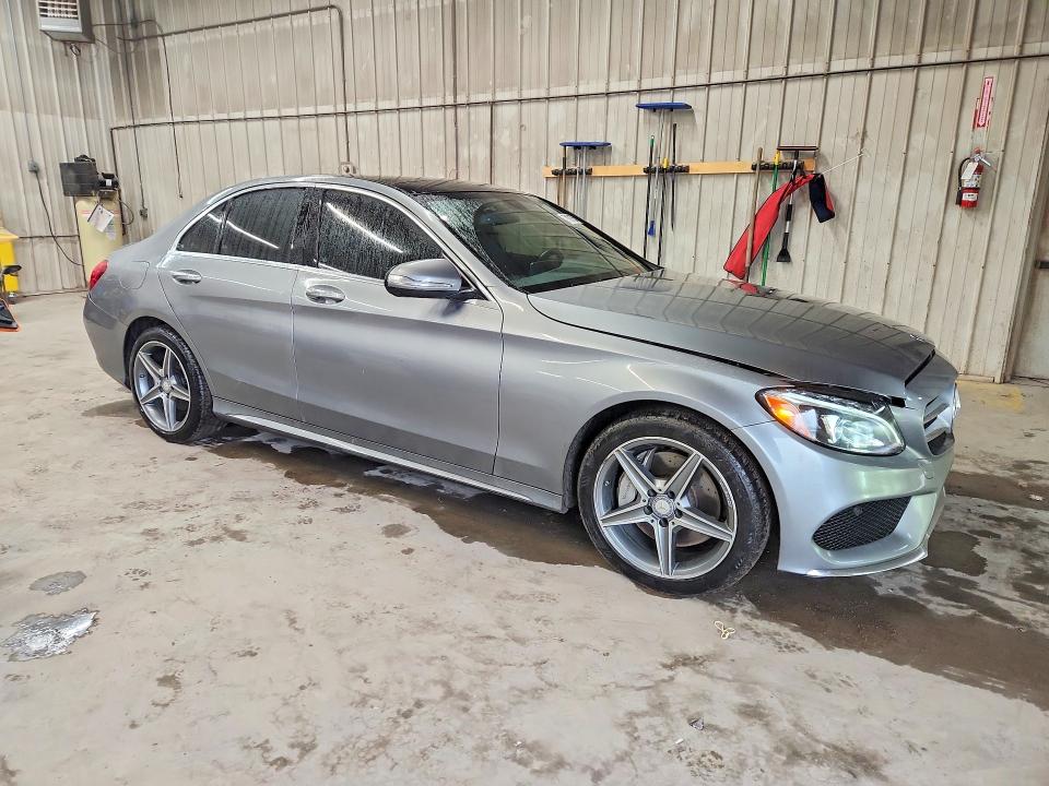 2015 Mercedes-benz VIN 55SWF4KB5FU011549 COPART salvage auction — REAR END, Pa - Certificate Of Salvage, sold $4,300 on 2026-07-02 (photo 4)
