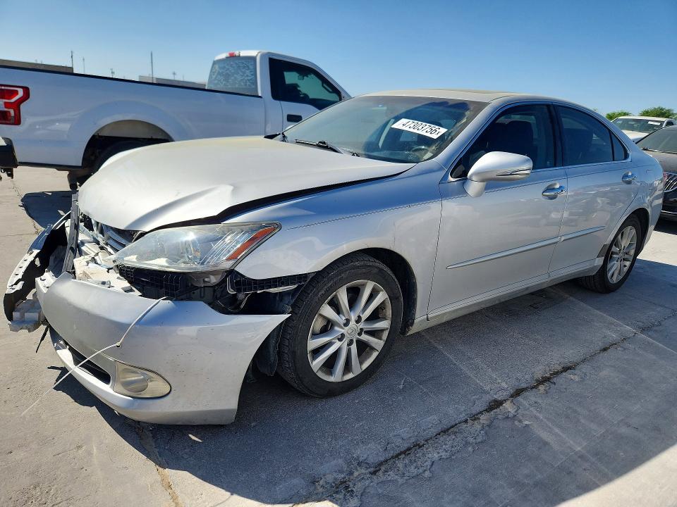 2011 Lexus Es 350 VIN JTHBK1EG4B2454501 COPART salvage auction — FRONT END, Tx - Salvage Vehicle Title, sold $1,300 on 2026-07-27 (photo 1)