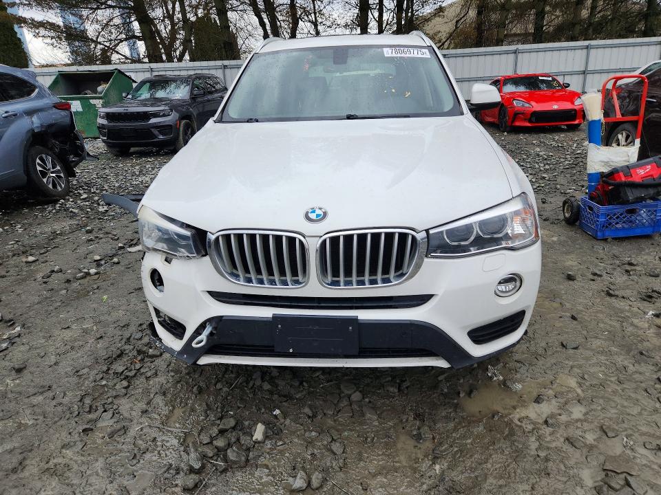 2017 BMW X3 VIN 5UXWZ7C54H0U47621 COPART salvage auction — FRONT END, Ga - Cert Of Title-Salvage, sold $1,950 on 2026-07-20 (photo 5)