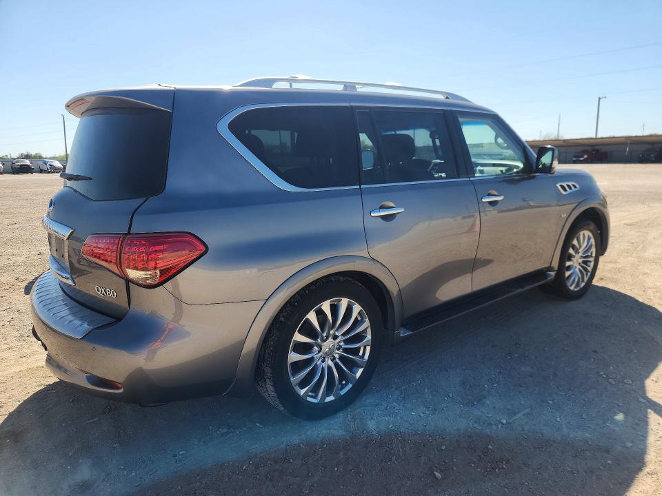 2015 Infiniti Qx80 VIN JN8AZ2NF9F9571630 COPART salvage auction — FRONT END, Tx - Salvage Vehicle Title, sold $30 on 2026-07-29 (photo 3)